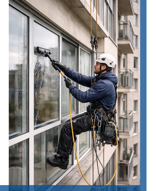 Мойка балконного остекления в Тамбове от 3554 р. | ВЫСОТНИК-Тмб