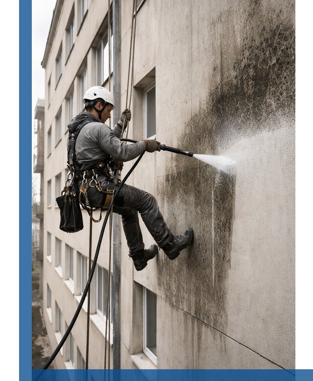 Профессиональная очистка фасадов от плесени в Тамбове