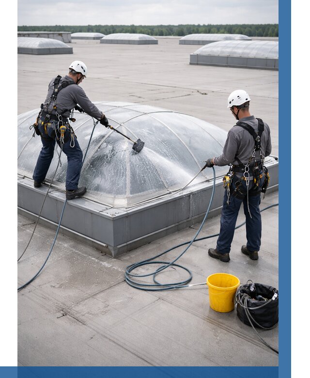 Мойка зенитных фонарей в Тамбове, заказать от 4569 р. | ВЫСОТНИК-Тмб