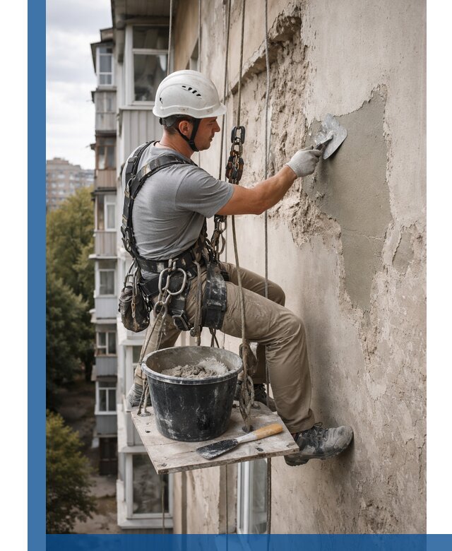 Восстановление фасадной штукатурки в Тамбове с гарантией качества