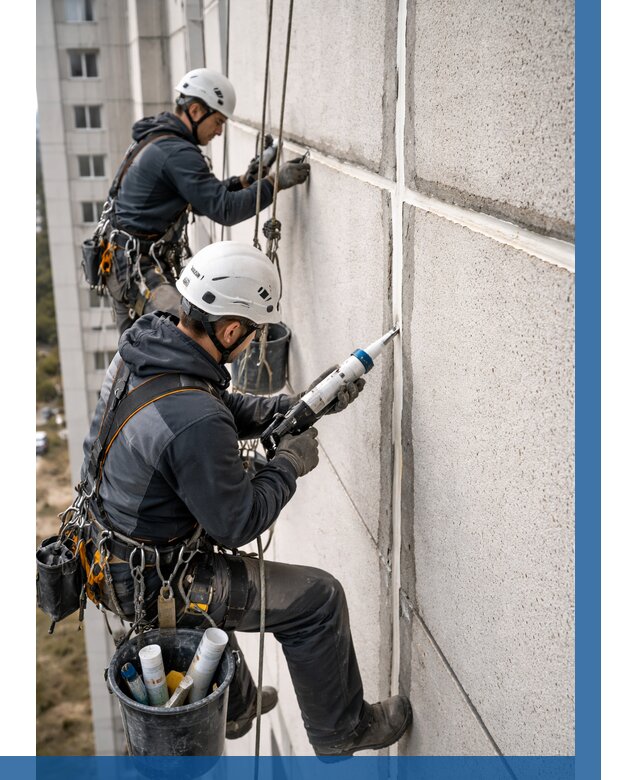 Герметизация межпанельных швов в Тамбове от 711 р. | ВЫСОТНИК-Тмб
