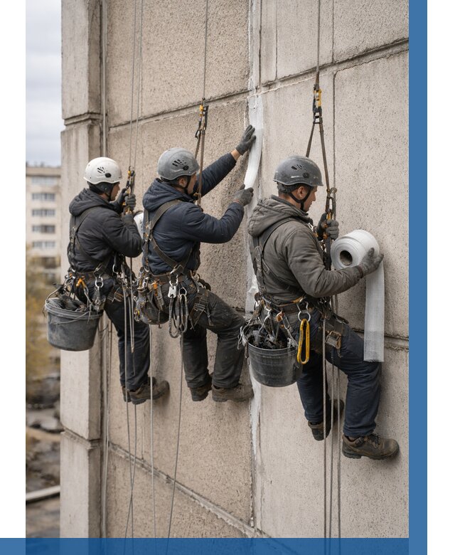 Ремонт межпанельных швов в Тамбове от 762 р. | ВЫСОТНИК-Тмб