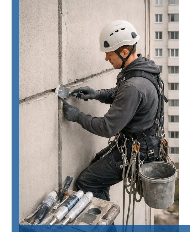 Ремонт межпанельных швов в Тамбове герметизация и восстановление