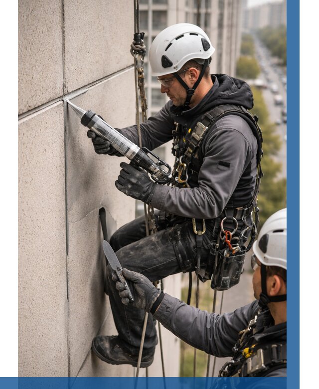 Первичная герметизация швов в Тамбове от 609 р. | ВЫСОТНИК-Тмб