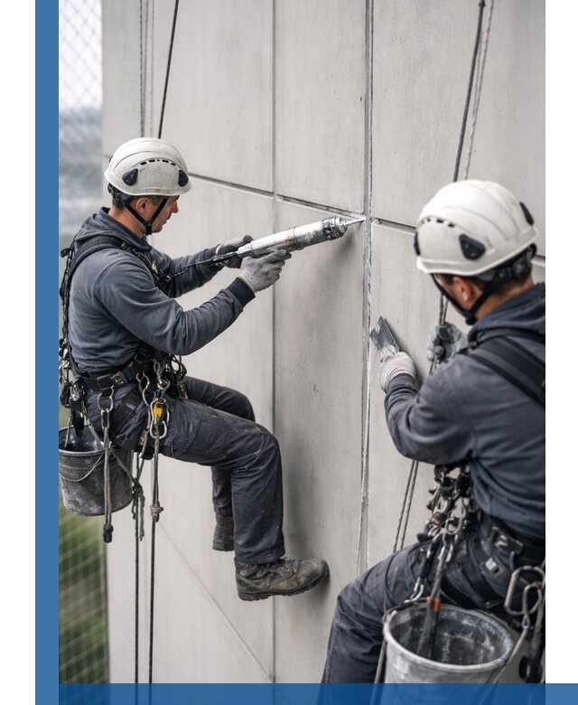 Первичная герметизация швов фасадов и кровель в Тамбове