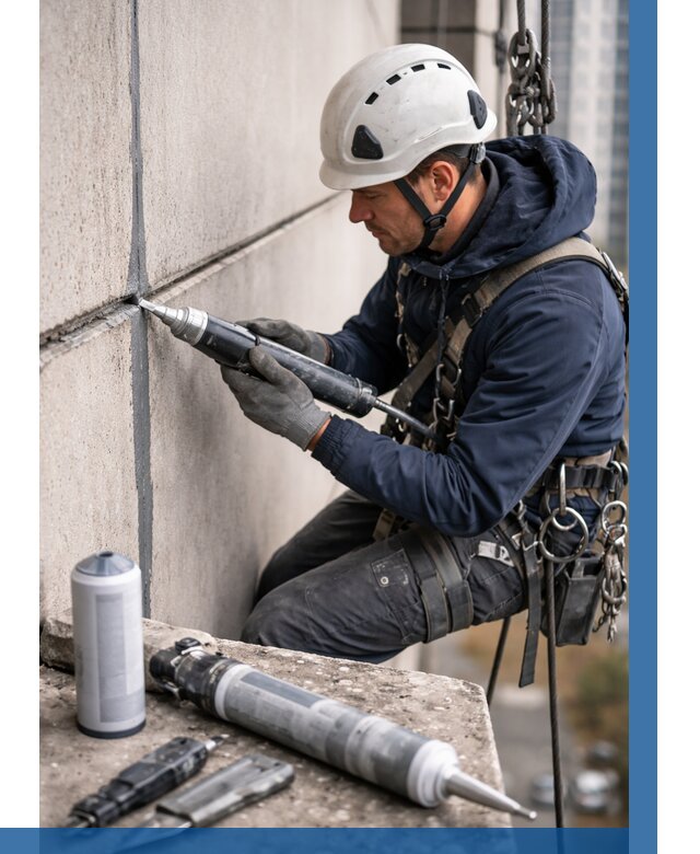 Вторичная герметизация швов в Тамбове от 457 р. | ВЫСОТНИК-Тмб