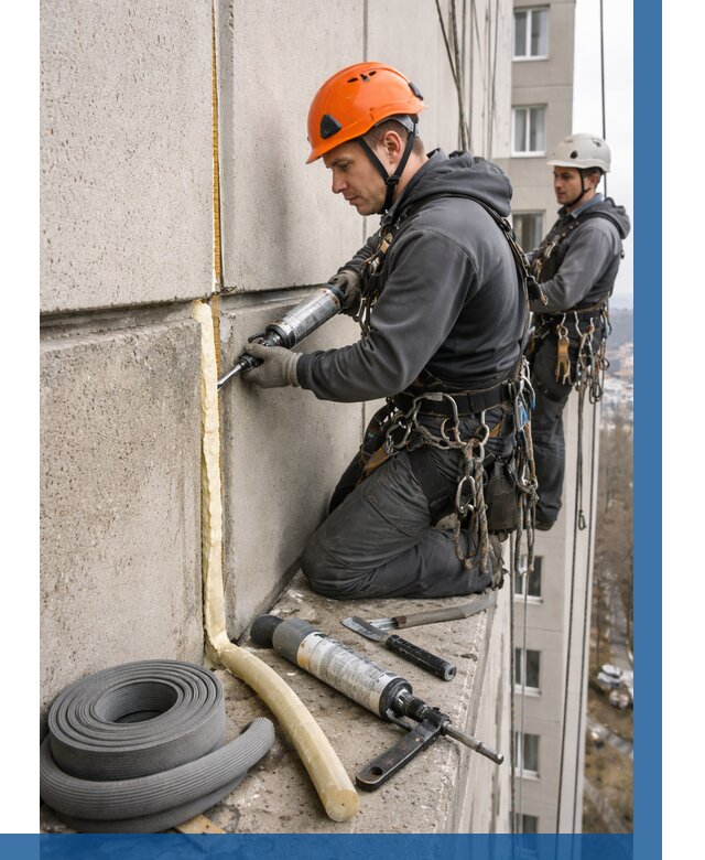 Теплый шов межпанельные швы в Тамбове от 711 р. | ВЫСОТНИК-Тмб