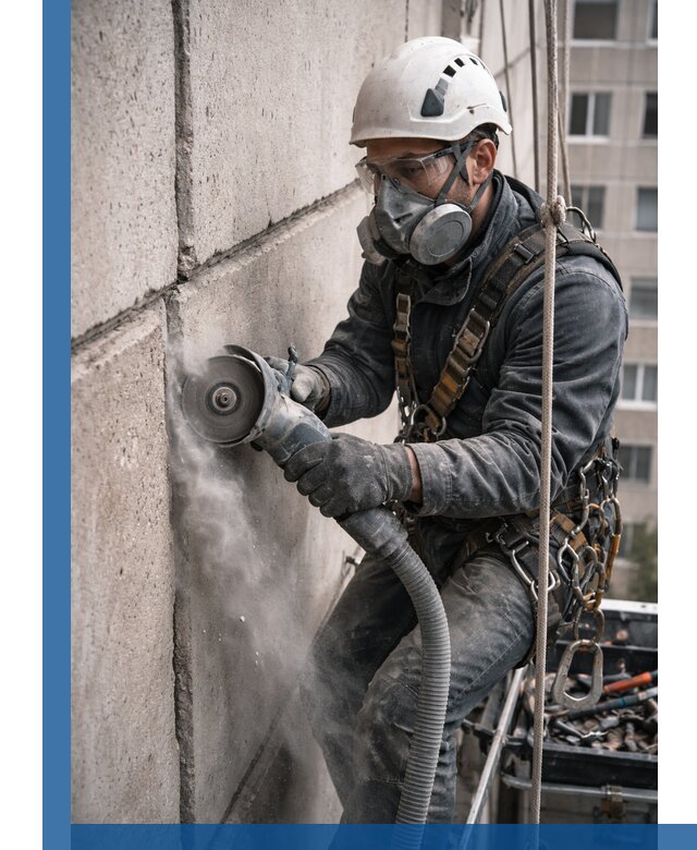 Штробление межпанельных швов в Тамбове качественно и быстро