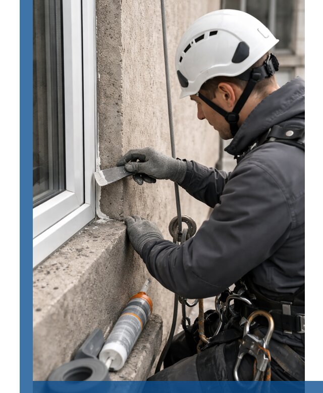 Герметизация монтажных швов окон в Тамбове с гарантией качества