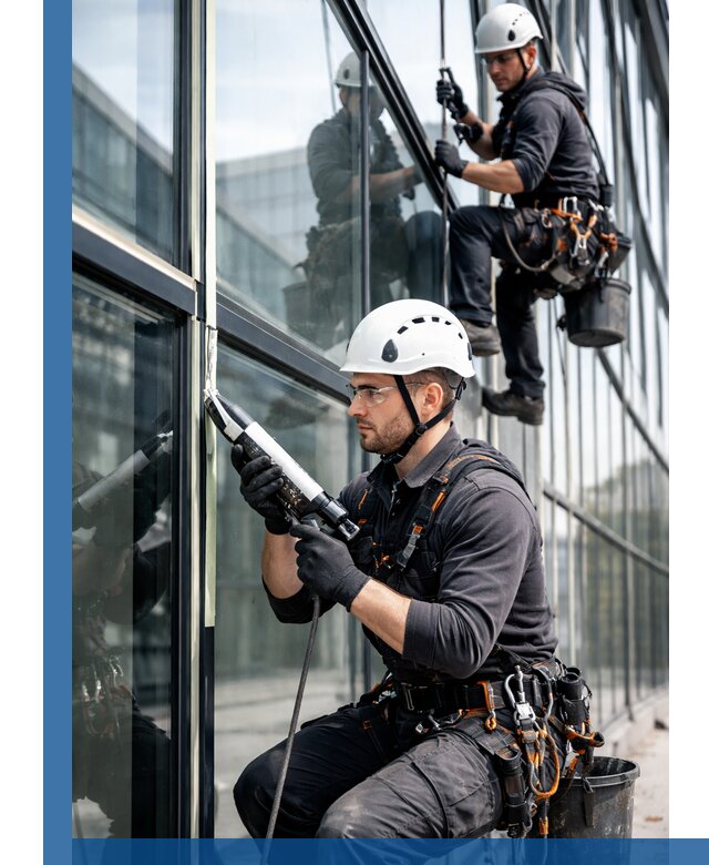 Герметизация витражных швов в Тамбове для зданий и фасадов