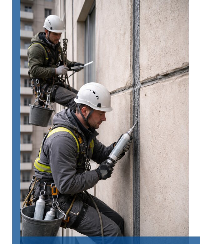 Герметизация деформационных швов фасада в Тамбове качественно