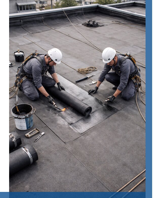 Ремонт мягкой кровли под ключ в Тамбове от 711 р. | ВЫСОТНИК-Тмб