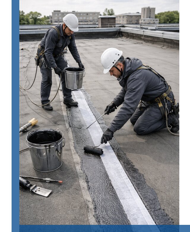 Гидроизоляция кровли мастикой в Тамбове надежная защита