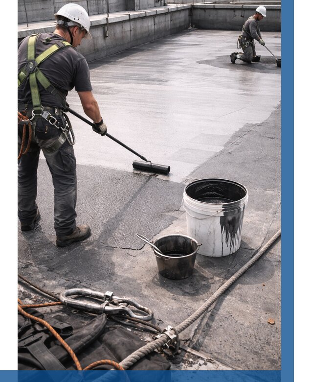 Гидроизоляция кровли жидкой резиной в Тамбове от 508 р. | ВЫСОТНИК-Тмб