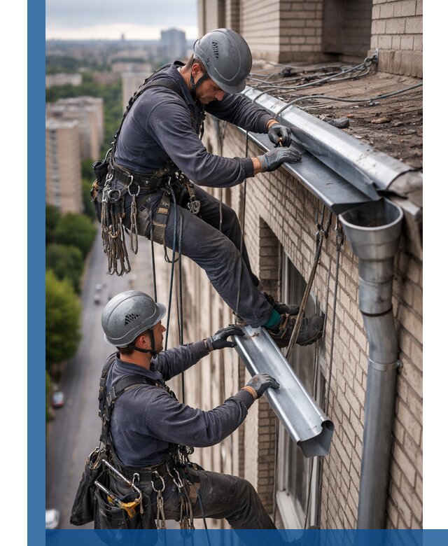 Ремонт водосточных желобов в Тамбове, быстро и качественно