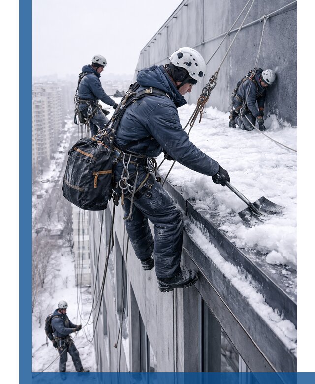 Абонентское обслуживание кровли зимой в Тамбове регулярный уход