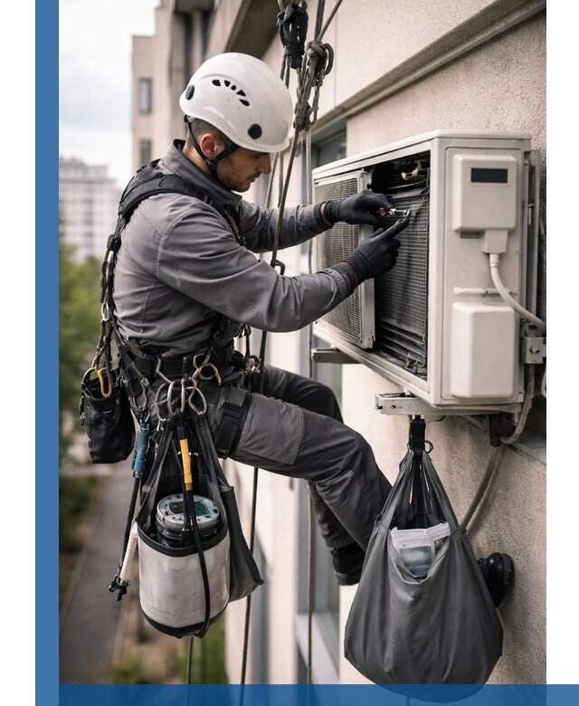 Обслуживание внешнего блока кондиционера в Тамбове профессионально