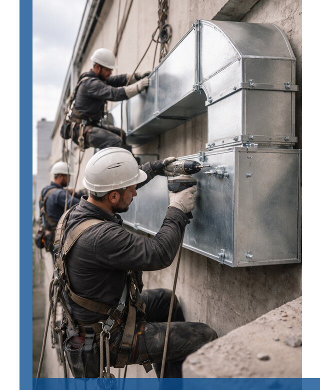 Профессиональный монтаж вентиляционных коробов в Тамбове под ключ