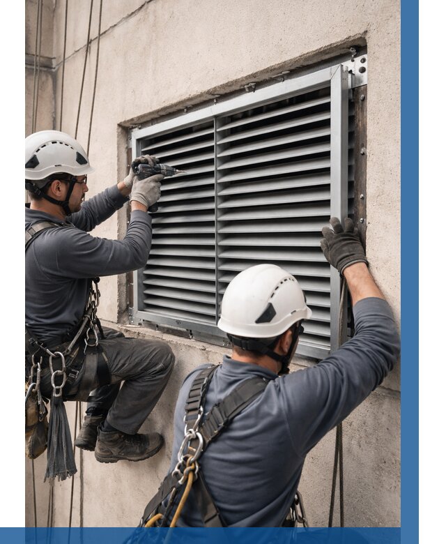 Монтаж вентиляционных решеток в Тамбове от 4569 р. | ВЫСОТНИК-Тмб