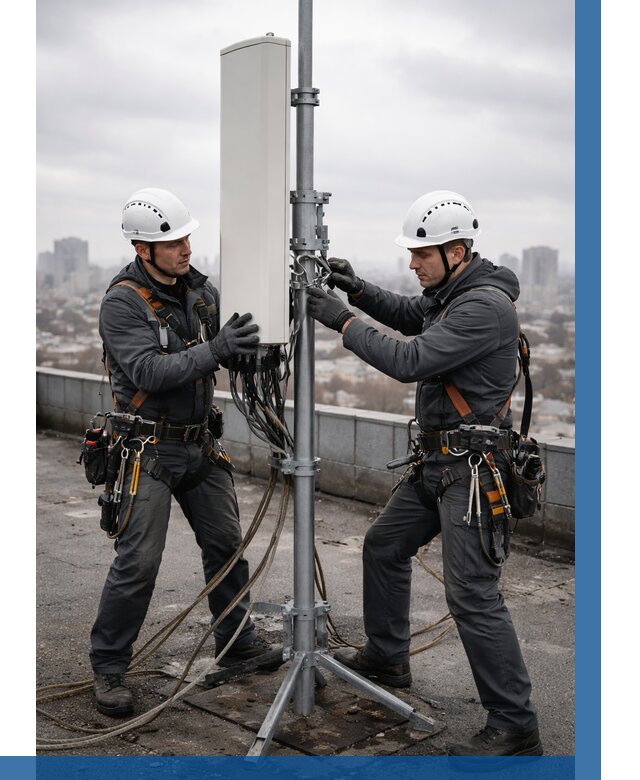 Монтаж антенн связи на крыше в Тамбове от 8631 р. | ВЫСОТНИК-Тмб