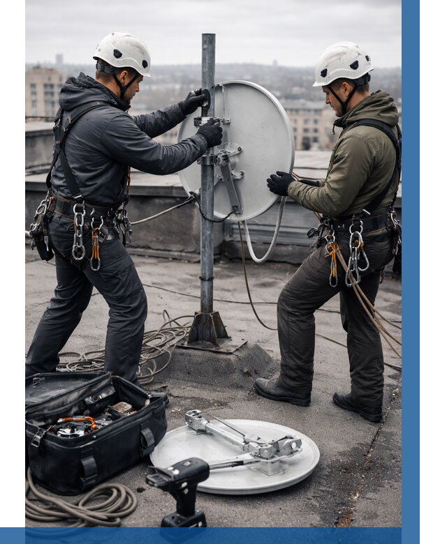 Демонтаж антенн на крыше в Тамбове от 4569 р. | ВЫСОТНИК-Тмб