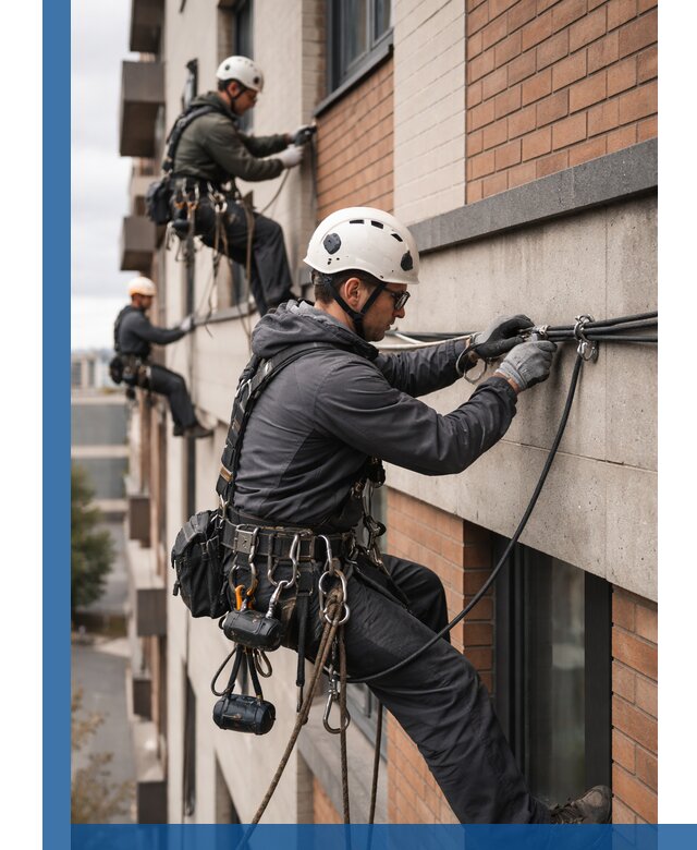 Крепление кабеля на фасаде монтаж и крепеж в Тамбове