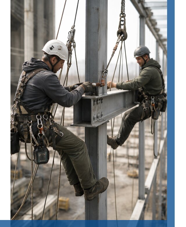 Монтаж металлоконструкций на высоте в Тамбове от 3554 р. | ВЫСОТНИК-Тмб