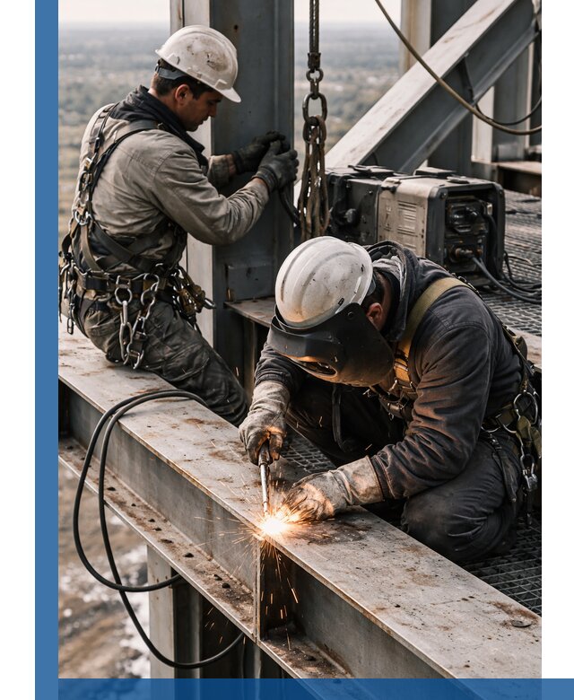 Высотные сварочные работы в Тамбове для промышленных объектов