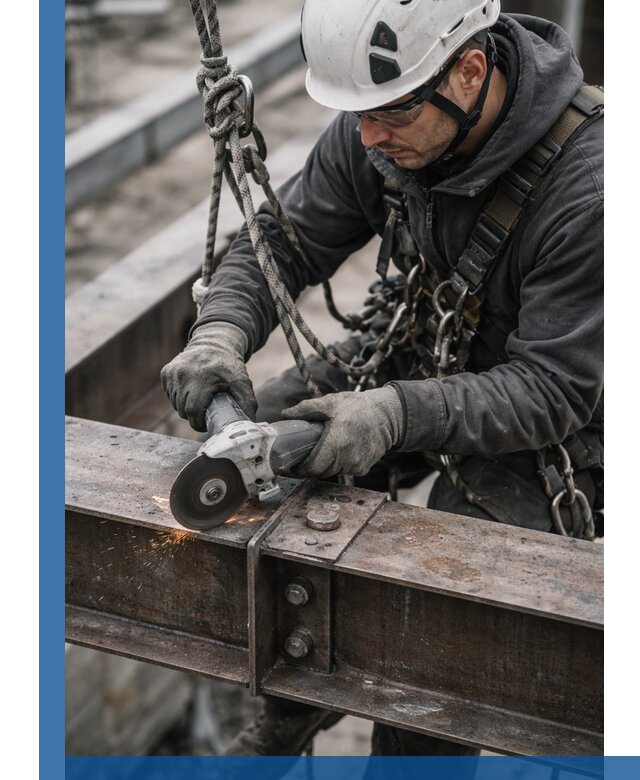 Резка металла на высоте в Тамбове для зданий и конструкций