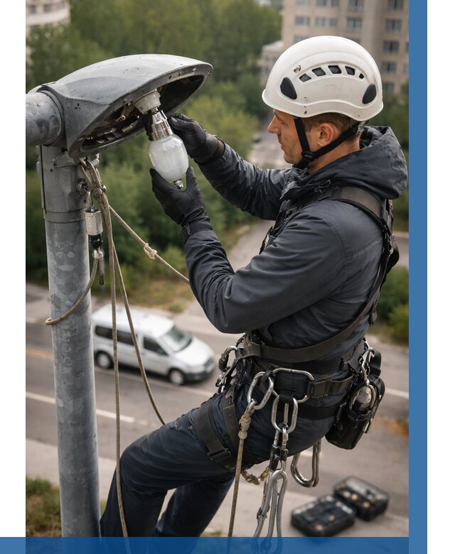 Замена ламп на высоте в Тамбове от 2539 р. | ВЫСОТНИК-Тмб