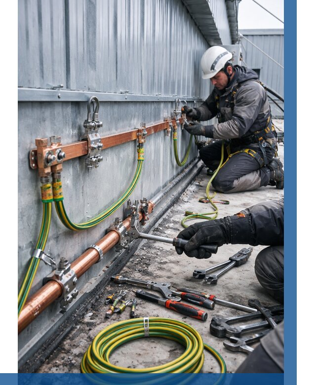 Монтаж заземления здания в Тамбове от 25385 р. | ВЫСОТНИК-Тмб