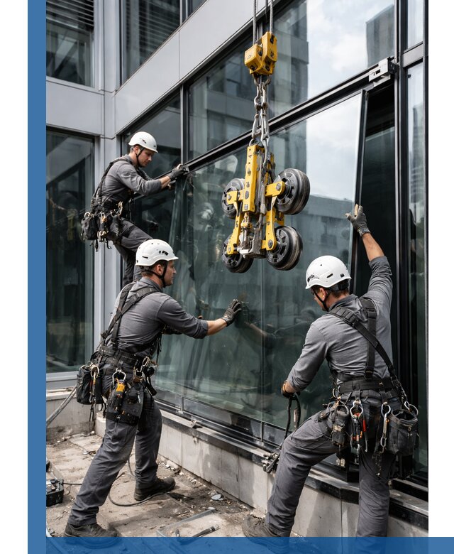 Структурное остекление фасадов в Тамбове монтаж и обслуживание