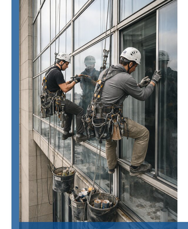 Ремонт витражных конструкций и фасадного остекления в Тамбове