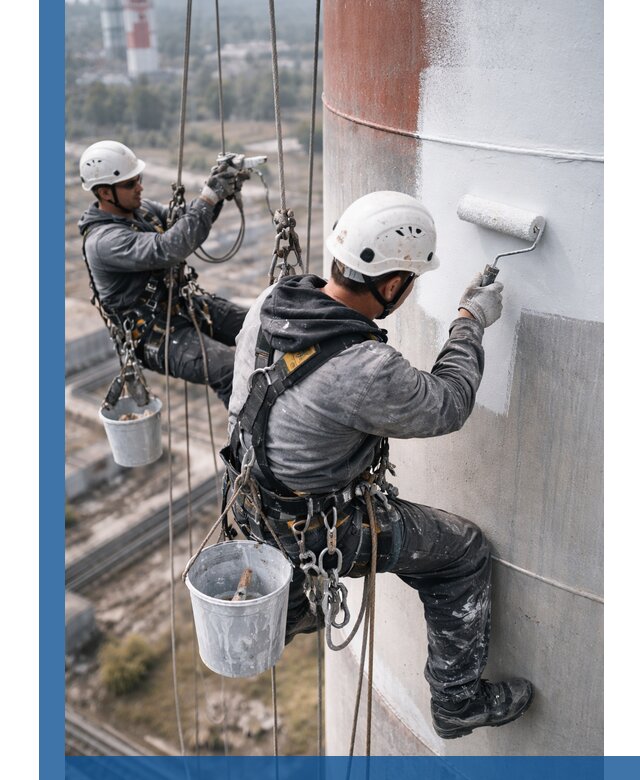 Покраска дымовых труб в Тамбове: антикоррозийная защита и восстановление