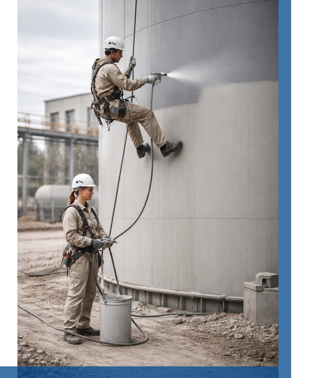 Покраска резервуаров в Тамбове от 1218 р. | ВЫСОТНИК-Тмб — заказать