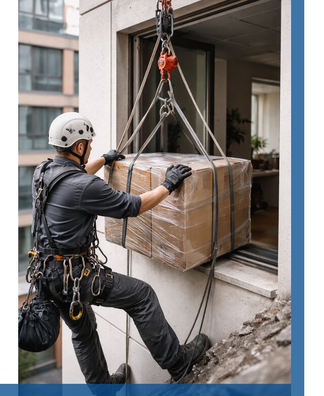 Подъем груза через окно в Тамбове от 4569 р. | ВЫСОТНИК-Тмб