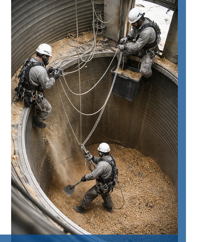 Чистка зерновых бункеров в Тамбове от 12185 р. | ВЫСОТНИК-Тмб