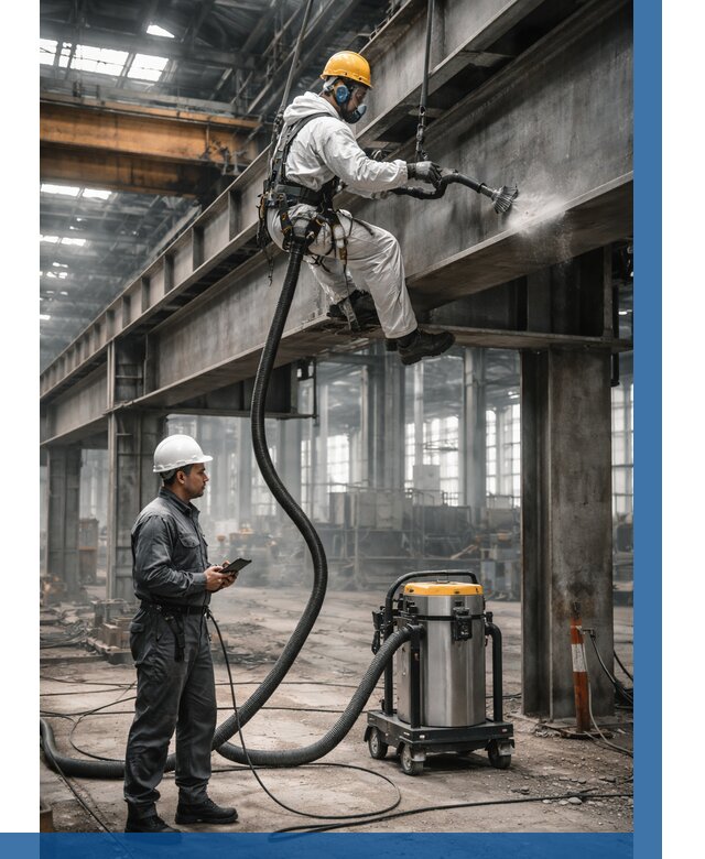 Обеспыливание конструкций в цехе в Тамбове от 4265 р. | ВЫСОТНИК-Тмб