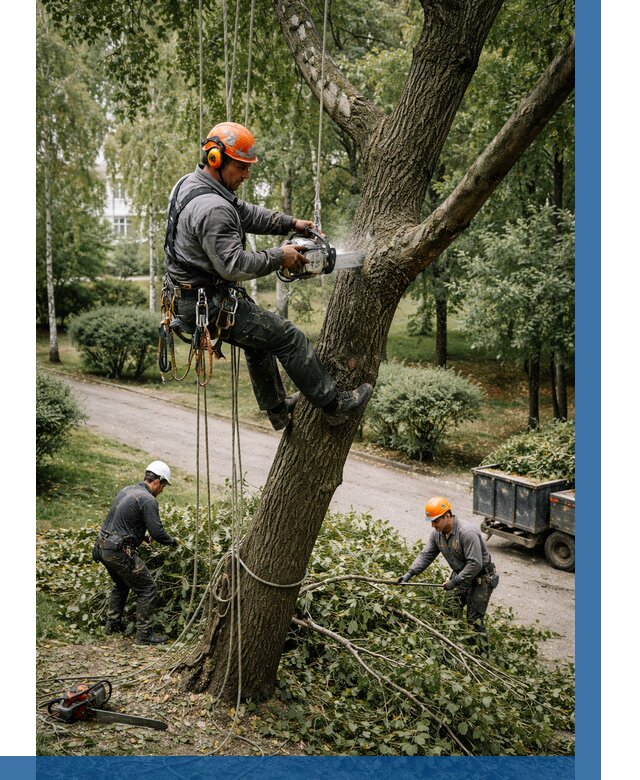 Кронирование деревьев в Тамбове от 6600 р. | ВЫСОТНИК-Тмб