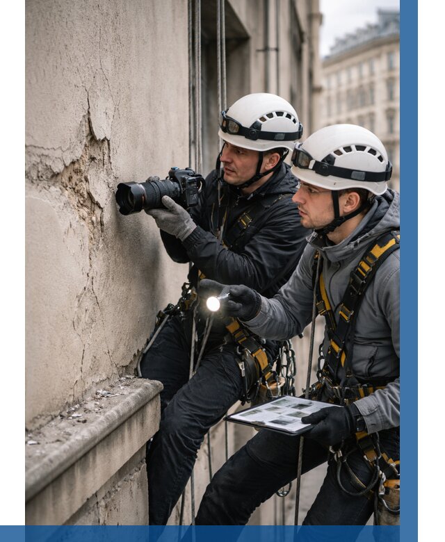 Фотофиксация дефектов фасада в Тамбове от 4569 р. | ВЫСОТНИК-Тмб